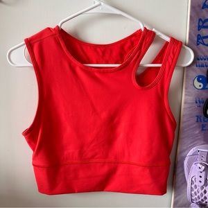lululemon cut out crop top